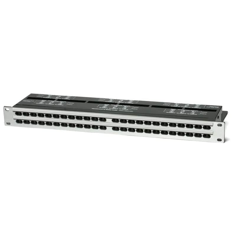 Redco R196-D25PG DB25 96pt TT Patchbay - Black Powdercoat image 1