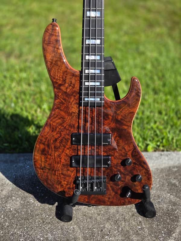 Sadowsky Masterbuilt 2021 LTD 4 String 24-Fret Modern Bass (04/030 worldwide) Natural Transparent High Polish image 1