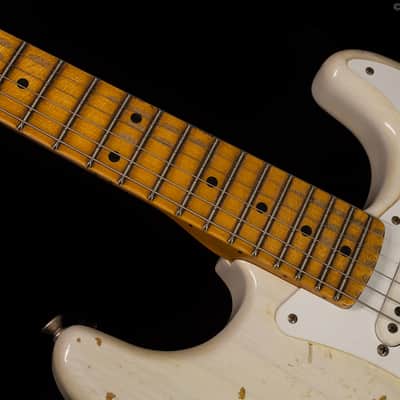Fender Custom Shop 1954 Heavy Relic Stratocaster® White Blonde Limited (455) image 8