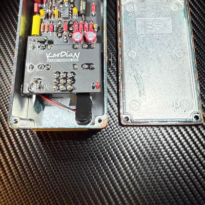 KarDian  CH-13 Overdrive-Distortion, OPEN BOX,  Chloroform, Sound Transplant Custom Build Series , 2024, Black-Brown-White Graphics image 15