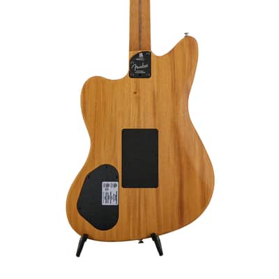 Fender FSR American Acoustasonic Jazzmaster Acoustic Guitar w/bag, Ebony FB, Shell Pink, US231XXXX image 5