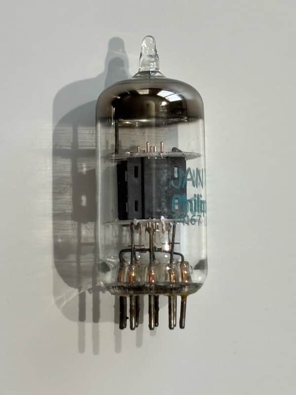 Philips 12AT7WC Vacuum Tube Circa-1960s-1970s-Glass image 1