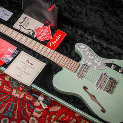 FENDER USA FSR Parallel Universe II Magico Telecaster "Trans Surf Green + Maple" (2020) image 1