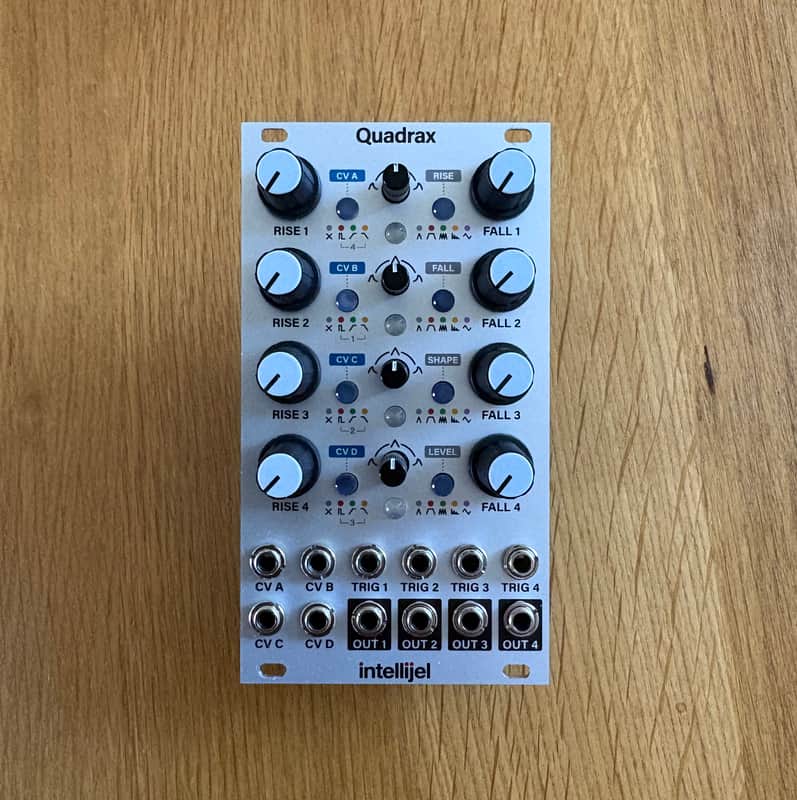 Intellijel Quadrax Quad Function Generator Eurorack Synth Module 2020 - Present - White image 1