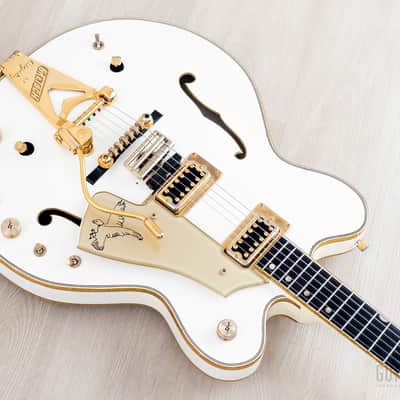 1972 Gretsch White Falcon Stereo 7595 Vintage Double Cutaway Guitar w/ Case, Art Wiggs image 9
