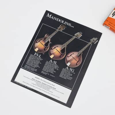 Gibson "The Legendary Bluegrass Collection" Ad 1988 image 3