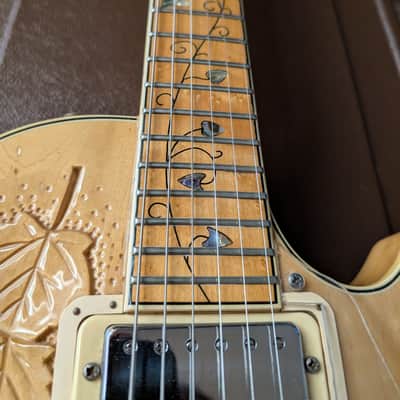 Electra 2258 Tree Of Life Set Neck Electric Guitar ?Prototype? 1970s Natural W/OHSC image 15