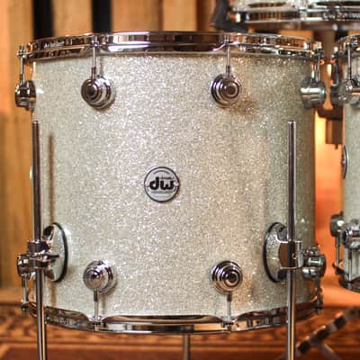 DW Collector's Maple Mahogany Broken Glass Drum Set - 22,10,12,14,16,14sn - SO#1416749 image 7