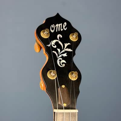 Limited Edition Ome Jasmine 12" 5-String Curly Maple Banjo with Mahogany Neck & Rolled Brass Tone Ring (only 25 made) image 14