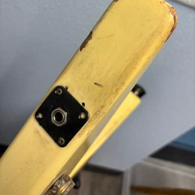 Aria Pro II XX Deluxe V Shape Yngwie Inspired added Gibson Pickup - Off white image 15
