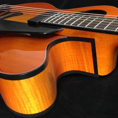 The Lady Gilmoore Archtop w/ semi-nude Female Figure Inlay image 16