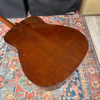1972 Yamaha FG-160 Wide Nut Acoustic w/Vintage Yamaha Hard Case image 10