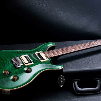 PRS USA Custom 24 20th Anniversary "Emerald Green + Rosewood" (2005) AAA+ Ten Top image 23