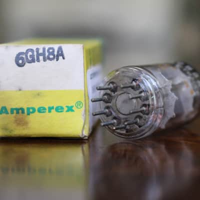 Amperex 6GH8A NOS Tube - France - 1961 - Testing New image 6