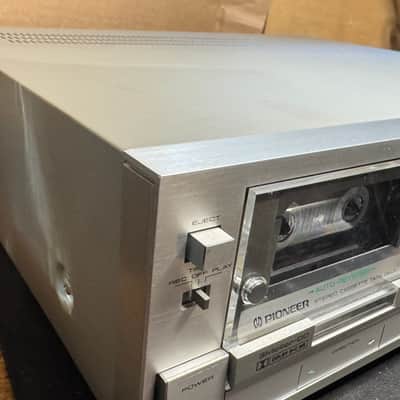 Pioneer CT-90R Stereo Cassette Tape Deck Auto Reverse Belt Replaced Tested Read image 3
