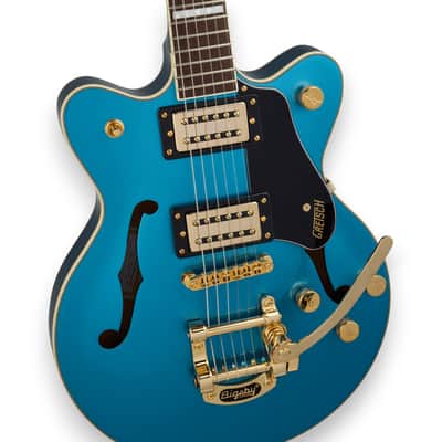Gretsch G2655TG Streamliner™ Center Block Jr. Double-Cut with Bigsby® LTD, Laurel Fingerboard, Riviera Blue image 3