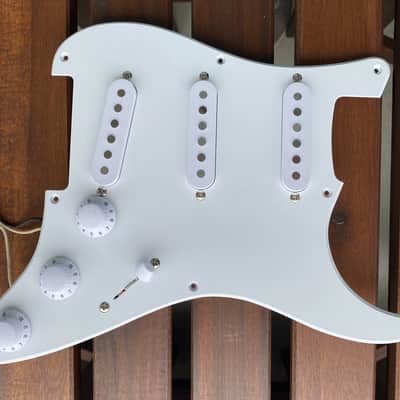 PRS SE Silver Sky Loaded Pickguard, 635JM “S” pickups mounted on Fender Pickguard image 1