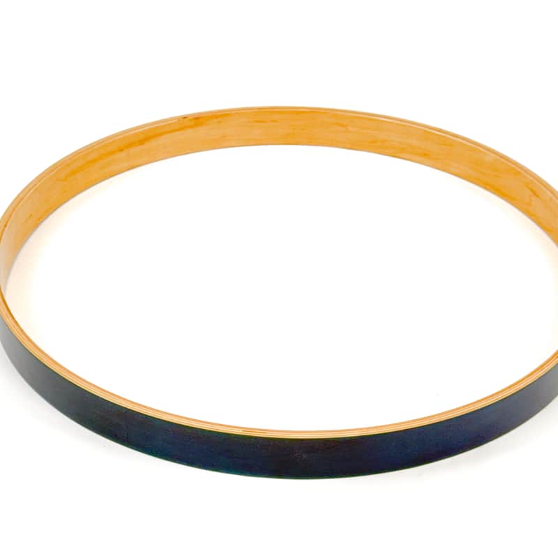 Ludwig LCEM2100XXBL 20" EVOLUTION MAPLE BASS DRUM HOOP - BLUE AND NATURAL image 1
