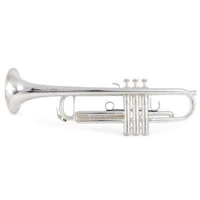 S.E. Shires Q10RS Q-Series Professional Bb Trumpet in Silver Plate SN Q7203 image 3