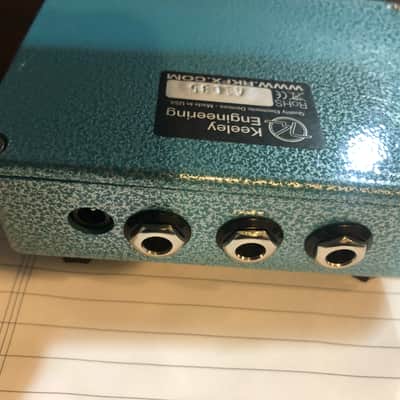 Keeley Monterey Rotary Fuzz Vibe 2016 - Present - Blue / Graphic image 3