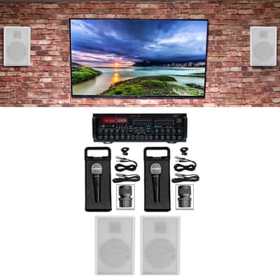 Technical Pro MM2000BT Bluetooth Karaoke Machine System+(4) 5.25" White Speakers image 13
