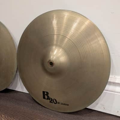 Sabian B20 14" Hihats 1980s image 6
