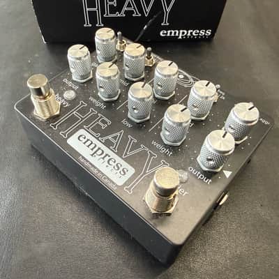 Empress Effects Heavy Dual Channel Distortion Pedal - Black w/box image 5