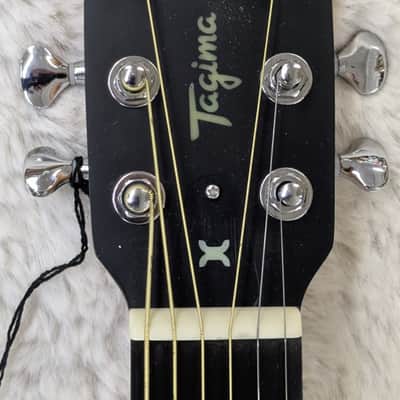Tagima LUMI-X BK Black Smart Acoustic-Electric Guitar - Built-in Effects-B Stock image 8