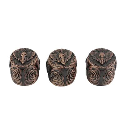 3pcs Red Bronze Guitar and Bass Butterfly Control Knobs Set image 1