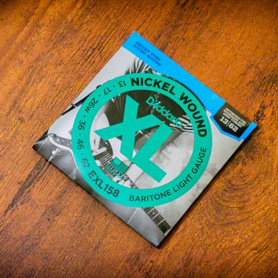 10 SETS - D'Addario EXL158 Nickel Wound Light Baritone Electric Guitar Strings, 13-62 (Brand New/Sealed) image 5