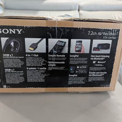 Sony STR-DH750 7.2 Channel 4K Ultra HD Hi-Res Audio Network Receiver with Bluetooth+Remote *NIB! Never Used* image 4