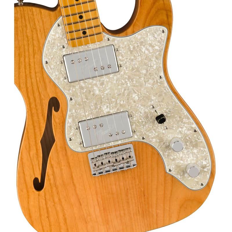 Fender American Vintage II 1972 Telecaster Thinline Maple Fingerboard - Aged Natural image 1