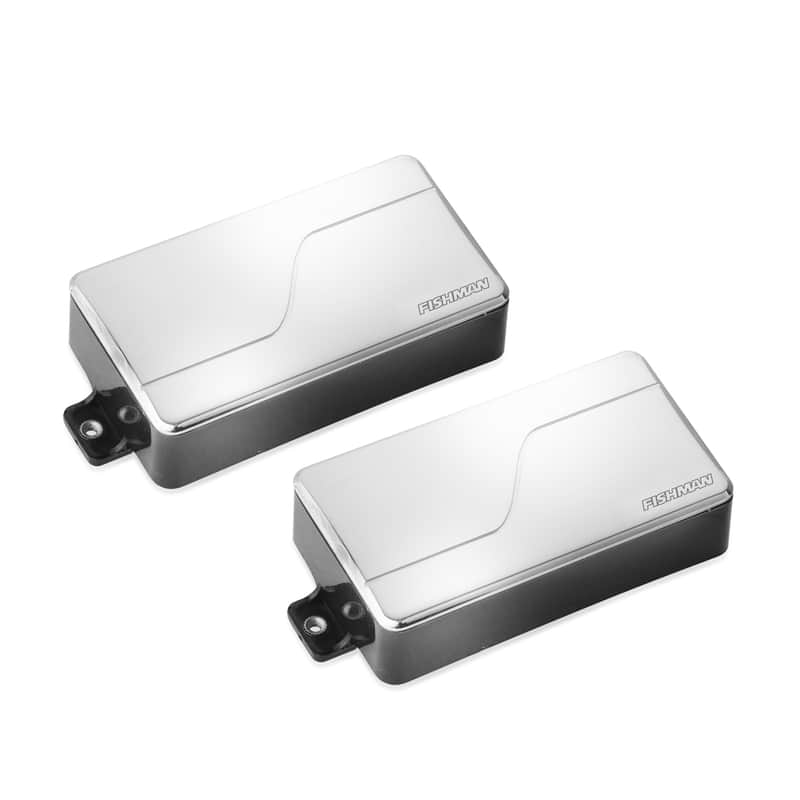 Mint Fishman Fluence Modern 3-Voice Active Guitar Humbucker Pickup Set, Nickel image 1