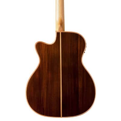 Washburn G25SCE Comfort Deluxe 25 Series Grand Auditorium Cutaway Acoustic Electic Guitar. Natural image 2