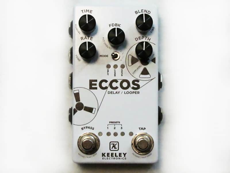 Used Keeley Eccos Tape Delay Looper Guitar Effects Pedal image 1