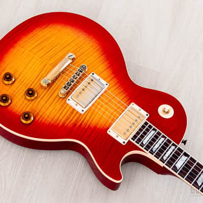1998 Gibson Les Paul Standard Plus Limited Edition Flame Top Cherry Sunburst w/ 57 Classic PAFs & Case, Yamano image 8