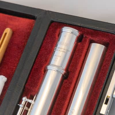 Yamaha YFL-561H (now 667H) Professional Flute All Silver Open-hole *Made in Japan *Cleaned & Serviced image 4