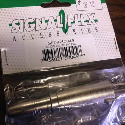 Signal Flex SF09 XLR Female to 1/4-Inch Female Adapter amazon Converter Studio Recording image 4