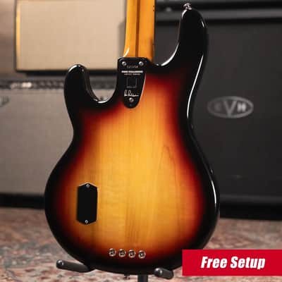 Ernie Ball Music Man Pino Palladino Signature StingRay Electric Bass - '79 Burst with Soft Case image 2
