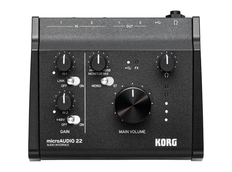Korg microAUDIO 22 USB Audio Interface image 1
