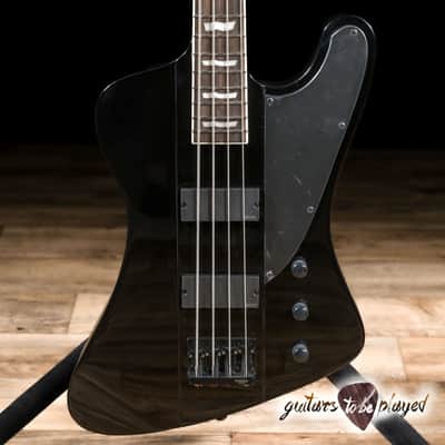 ESP LTD Deluxe Phoenix-1004 Bass Guitar – Black image 2