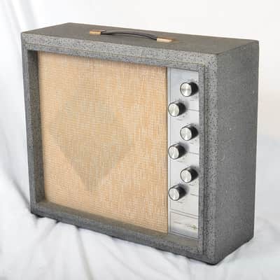 Silvertone Model 1482 5-Watt 1x12 Guitar Combo 1960s - Black image 4