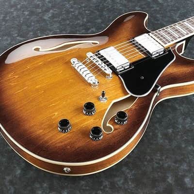 Ibanez Artcore AS73TBC Semi-Hollow Jazz Style Tobacco Brown Electric Guitar image 2