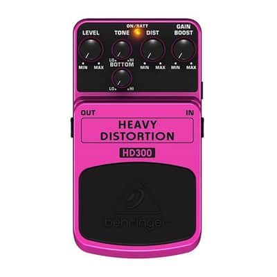 Behringer Heavy Distortion HD300 Distortion Effects Pedal image 3