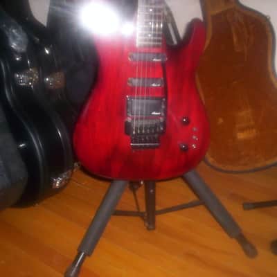 Vintage Aria Pro II / Case CT Series /Floyd Rose early 80's Red Mahogany image 5