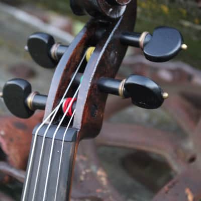 Crow Creek Fiddles Hoedown Special 4/4 size Handmade Fiddle / Violin with Case 2025 - Dark Rustic Brown image 23