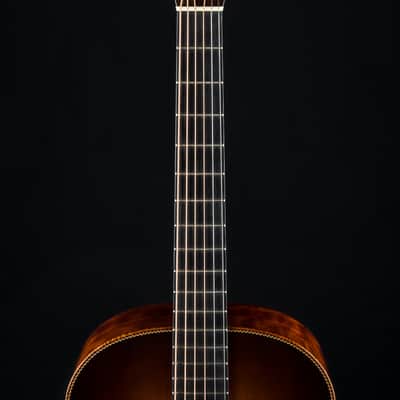 Bourgeois OMS DB Signature Figured Mahogany and Aged Tone Bearclaw Adirondack Spruce Sunburst Used (2022) image 10