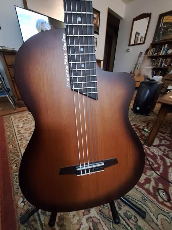 Prudencio Saez Shadow Classical Electric Solid Mahogany Top image 1
