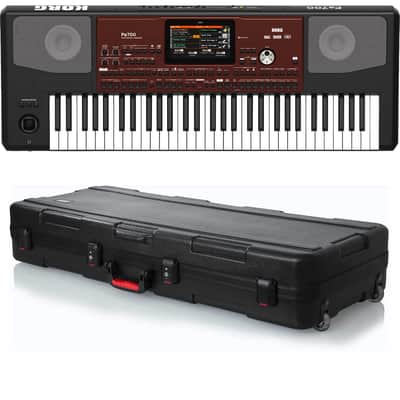 Korg Pa700 61-key Arranger Workstation, Gator GTSA-KEY61 Case Bundle