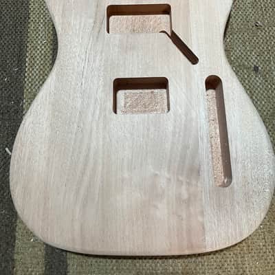 Mahogany Telecaster Electric Guitar DIY Project Body Tele image 2